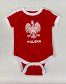 POLSKA -ONESIE-RED-EAGLE—PIOLAND-KIDS-SPIOSZKI-ŚPIOSZKI-PAJACYKI-T-SHIRTS -DZIECIECE-RED-ORZELEK—POLISH -VIBES -GIFT GALLERY-CHICAGO