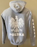 POLSKA GREY HOODIE - ADULT