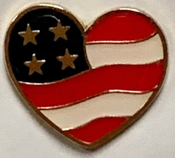 flaga-ameryka-flags-us- usa- United-States-Flag- Lapel-Pin-Heart-Polish-Vibes-Gift-Gallery-Chicago