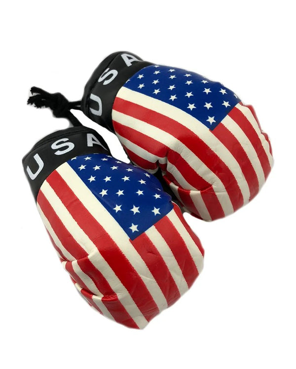 USA-flag-Mini-Boxing-Gloves-Car-Mirror-Penant-Rękawiczki-Bokserskie-Auto-Polish-Vibes-Gift-Gallery-Chicago