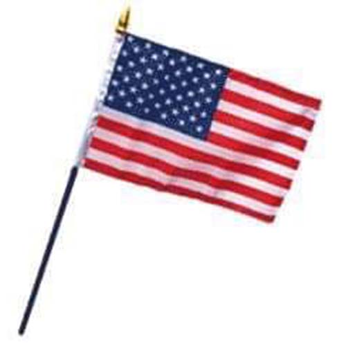 USA Flags 4"x6" Inches- Desk Stick Flag