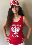 POLISH GIRLS ROCK Red Women’s Tank Top