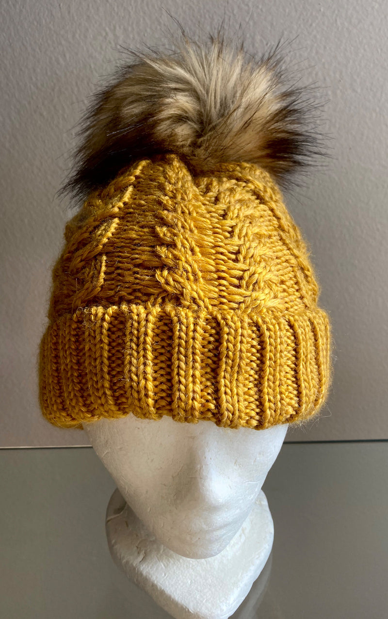 Polish Winter Hat with Pom-Pom