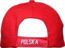 Polish Red and White Embroidered Eagle Hat