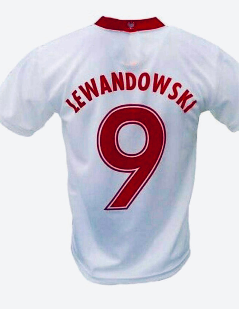 LEWANDOWSKI - Polish Soccer National Team Jersey - KIDS