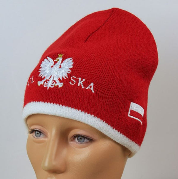 CZAPKA-ZIMOWA-KIBICA-0RZEL-EAGLE-POLISH-WINTER-HAT-POLISH-VIBES-GIFT-GALLERY-CHICAGO-CIENKA-CHICAGO-RED