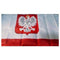 Poland Flag With Eagle Nylon  3'X5' ft 300D