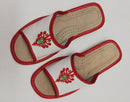 slippers, embroidered, hand-made, polish,vibes,gift,gallery