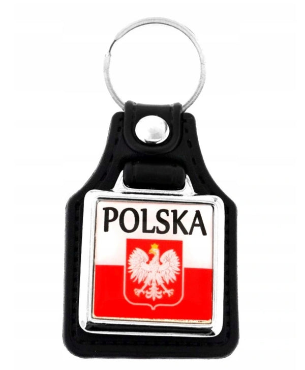 KEY-RING-BRELOK-BRELOCZEK-POLSKA-ORZEL-EAGLE-SKORA-LEATHER-POLISH-VIBES-GIFT-GALLERY-CHICAGO