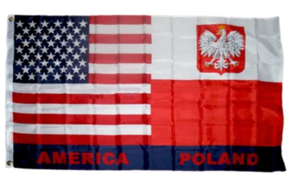 polish american flag images