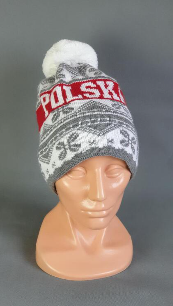 POLSKA-POM-POM-WINTER--HAT-CZAPKA-ZIMOWA-POLISH-VIBES-GIFT-GALLERY-CHICAGO