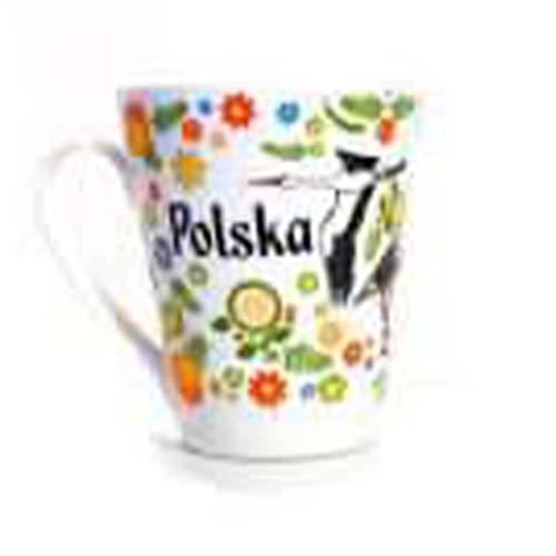 POLSKA-KUBEK-CERAMIKA-SZKLO-LOWICKI-WZOR-MUG-BOCIAN-COFFEE-CUP-POLISH-VIBES-GIFT-GALLERY