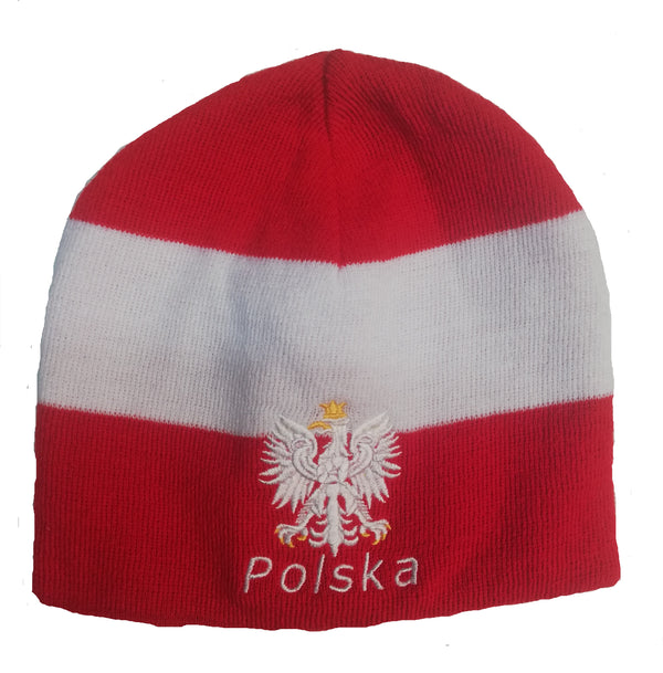 czapka polska kibica zimowa winter biało czerwona red orzeł white polish vibes gift gallery 2