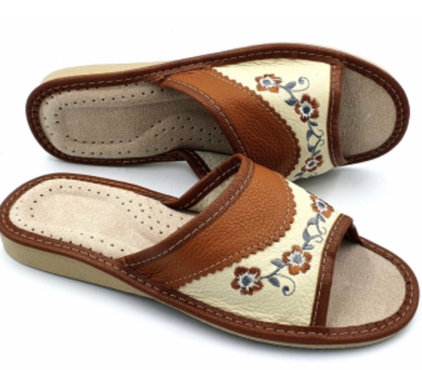 Women’s Leather Slippers