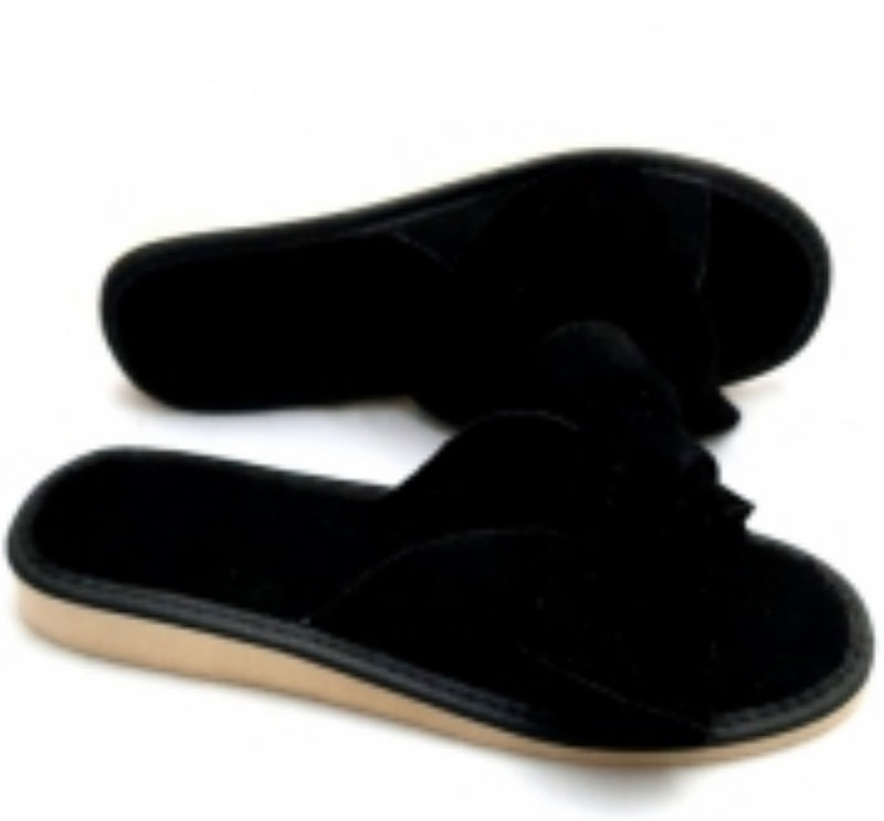 Women’s Leather Slippers-Kokardy