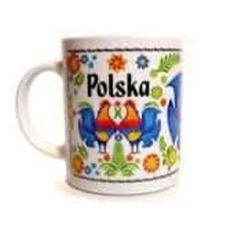 POLSKA KOGUTY  Folk Coffee Mug