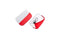 Polish Flag Themed Car Side Mirror Covers