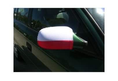 Polish Flag Themed Car Side Mirror Covers