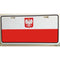 Polish Flag Decorative License Plates